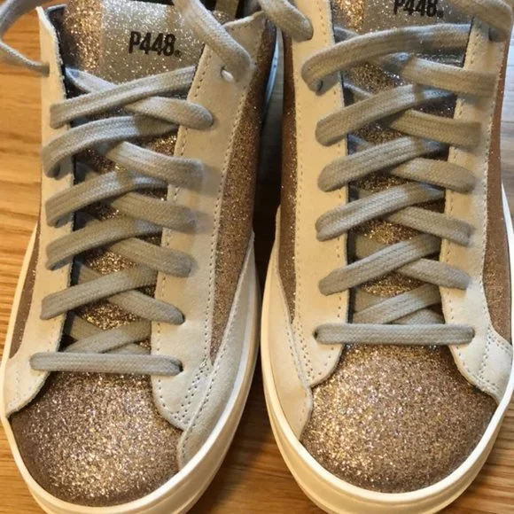 NWT P448 John Glitter Sneaker - Picture 9 of 14